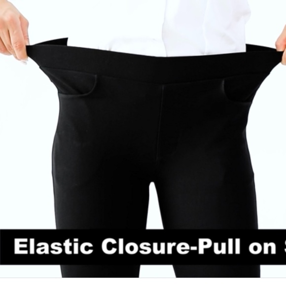 Black H&M Skinny Super Stretch Pants Size 12  NWT - Picture 5 of 10